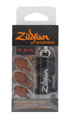 Zildjian by Earpeace HD Earplugs Dark