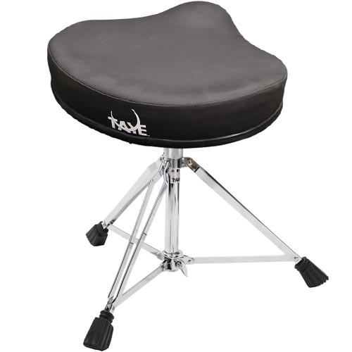 TAYE DT670 Drum throne w/spindle soft brushed vinyl covered saddle seat