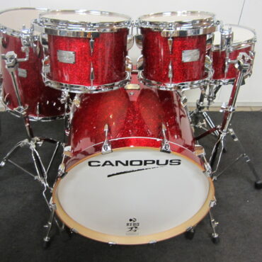Canopus Yaiba II Groove kit Dark Red Sparkle Laquer