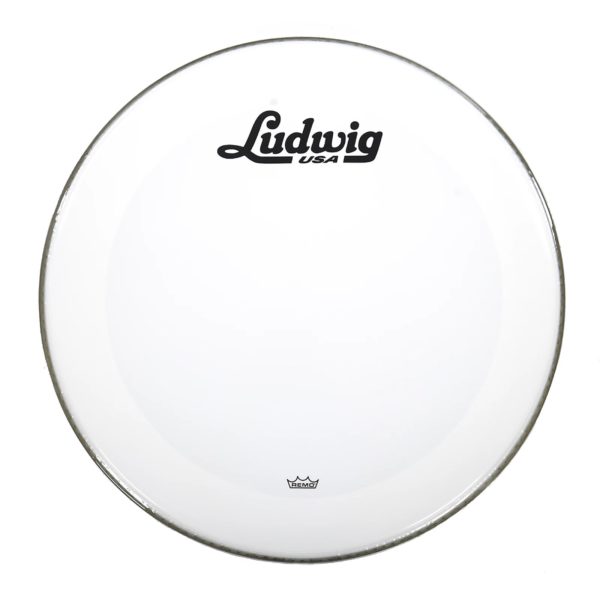 Ludwig LW1222P3SWV Smooth White Powerstroke 3 Vintage Logo Front Head 22 inch