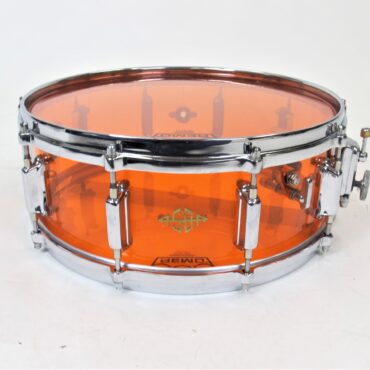 ASBA 743A Altuglas Orange 14x5 Acryl Design Sound Snare Drum