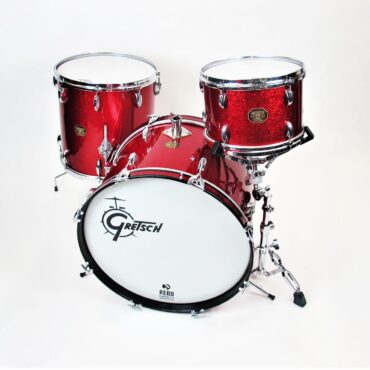 Gretsch Stopsign Badge Red Sparkle