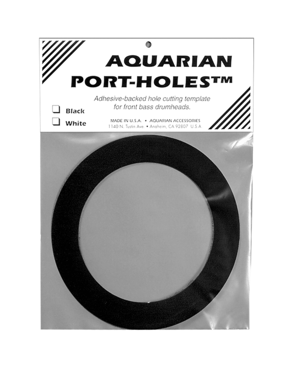 Aquarian AQPHBK Bass Drum Port Hole, 5", black