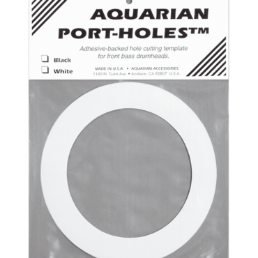 Aquarian AQPHWH Bass Drum Port Hole, 5", white