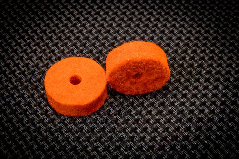 Tuner Fish Lug Locks Felts - Orange