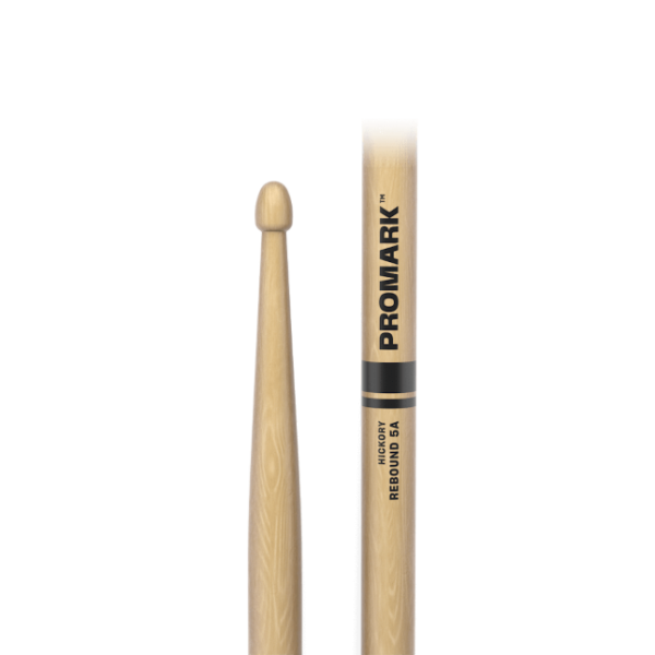 Promark Rebound 5A Hickory Drumstick, Acorn Wood Tip