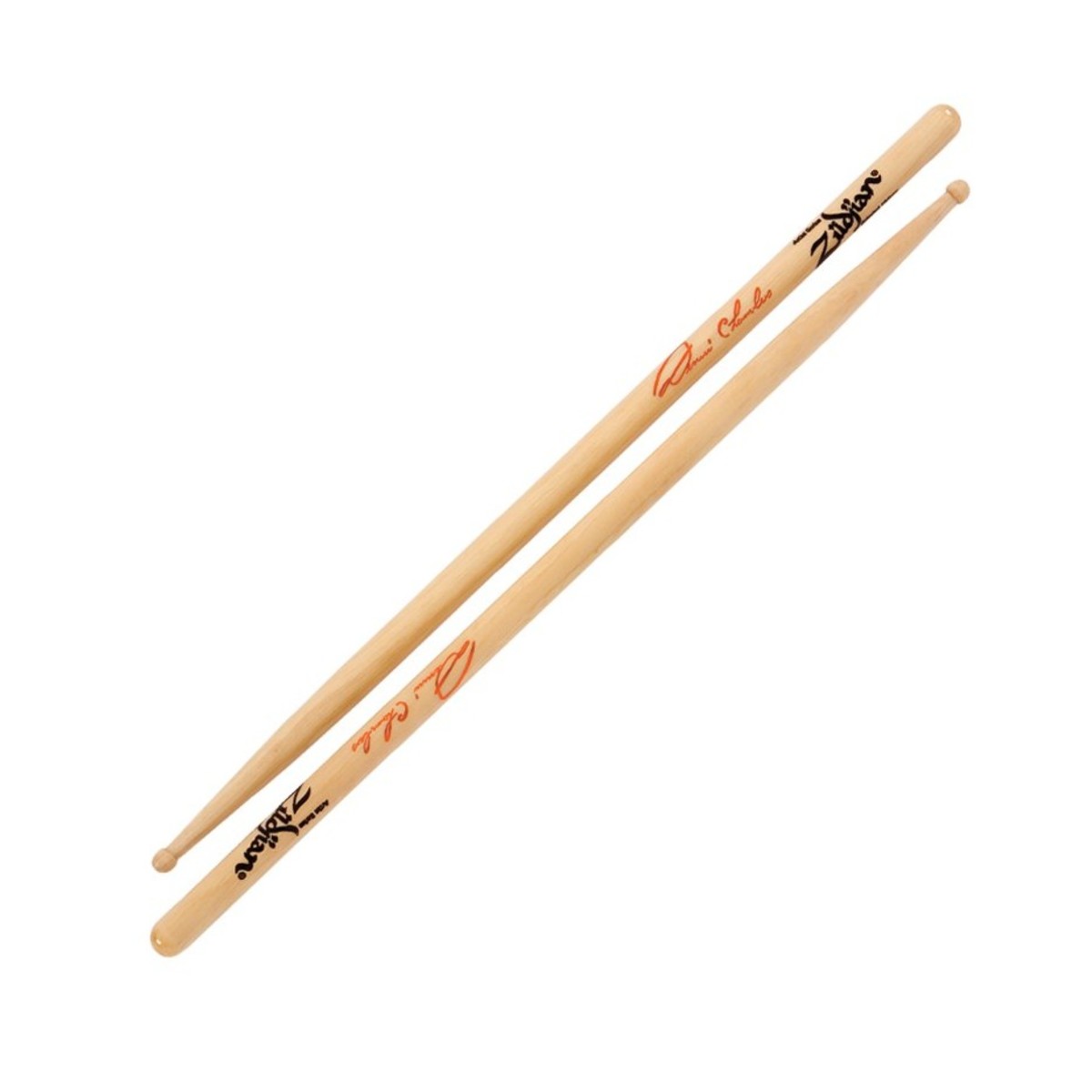 ZILDJIAN Drumsticks, Artist series, Dennis Chambers, wood tip, natural