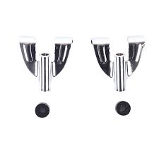 Ludwig P2300RP Classic Bass Drum Claw Hooks, Chrome, 2-Pack